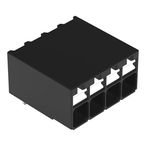 THR PCB terminal block push-button 1.5 mm², black image 1