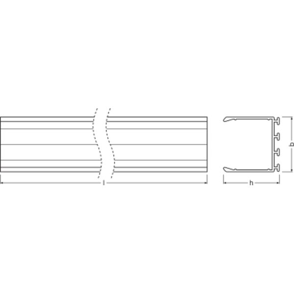Wide Profiles for LED Strips -PW03/U/26X26/14/1 image 5