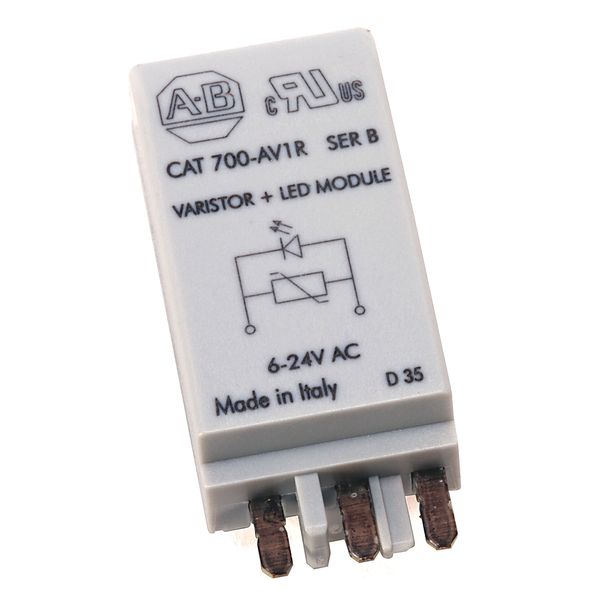 Surge Suppressor, LED, Diode 6-220VDC, for 700HN123 Sockets image 1