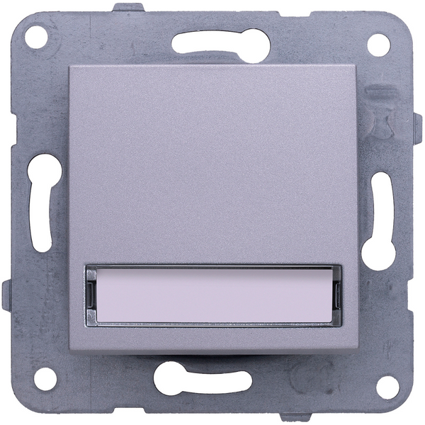 Karre Plus-Arkedia Silver Illuminated Labeled Buzzer Switch image 1