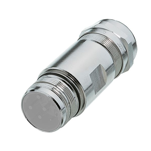 Housing (circular connector), M23, Copper-zinc alloy, IP67, IP69K image 1