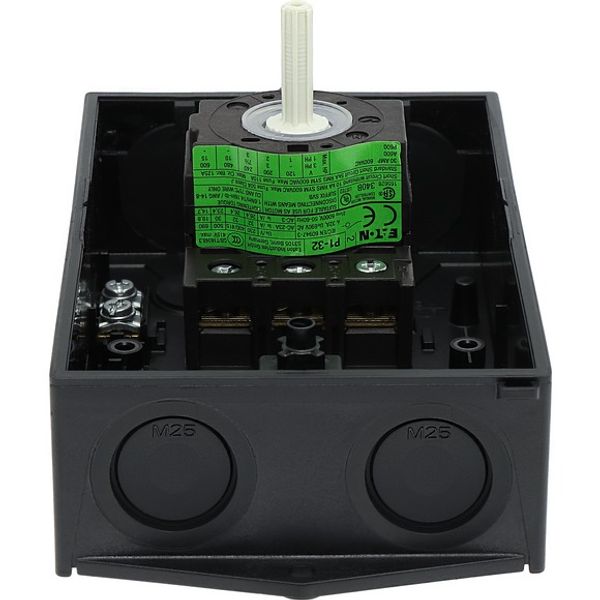 On-Off switch, 3 pole, 32 A, Emergency-Stop function, surface mounting image 6