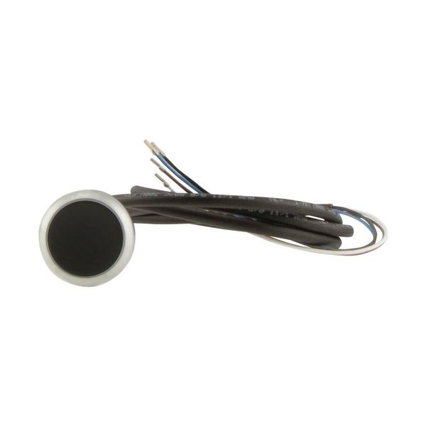 Pushbutton, classic, flat, maintained, 1 N/C, black, cable (black) with non-terminated end, 4 pole, 3.5 m image 12