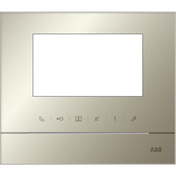 52311FC-G-02 Front cover for 4.3" video hands-free,Golden image 1