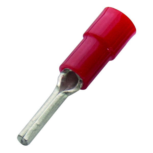 Insulated round pin 0.25-1.5 image 1