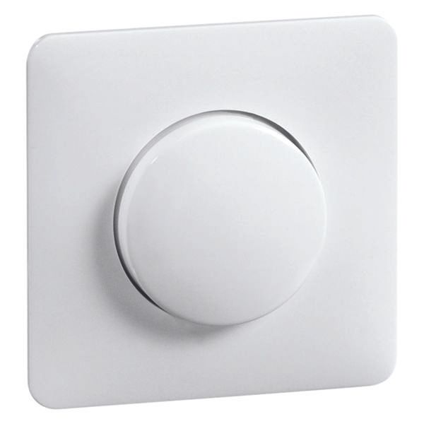 PEHA Standard cover with knob cover plate for single mounting image 1