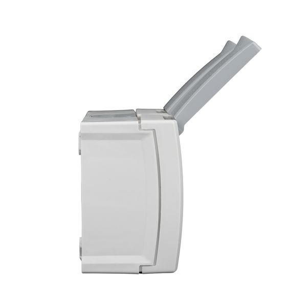 Horizontal combination two-gang pin socket outlet,VISIO IP54 image 1