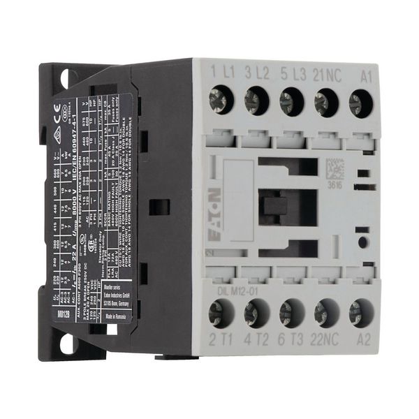 Contactor, 3 pole, 380 V 400 V 5.5 kW, 1 NC, 48 V DC, DC operation, Screw terminals image 16