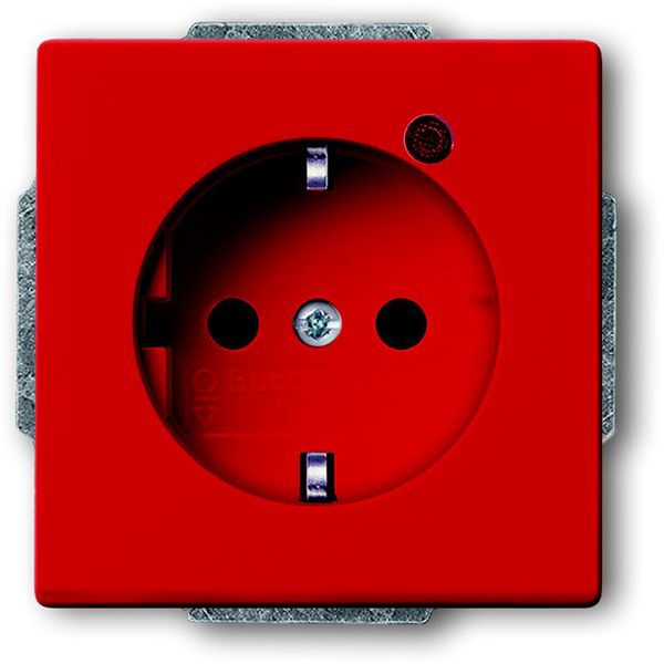 2310 EUGL/VA-12-82-101 CoverPlates (partly incl. Insert) future®, Busch-axcent®, solo®; carat®; Busch-dynasty® red RAL 3020 image 1