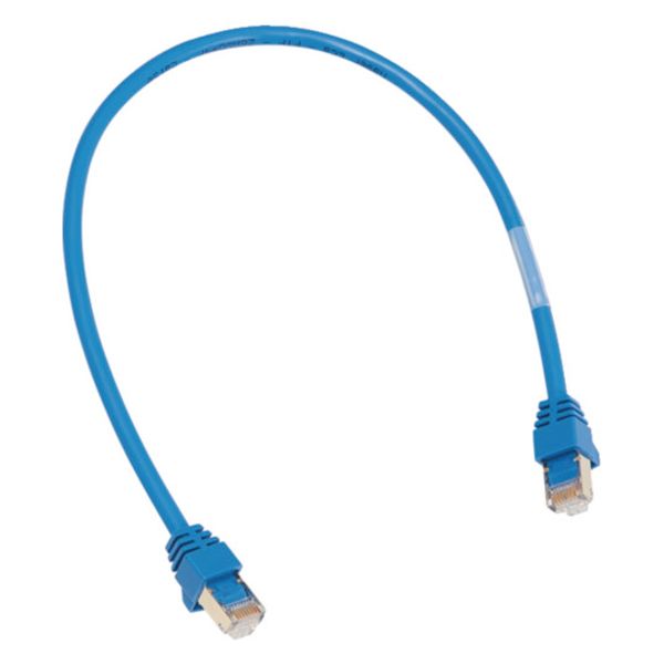 Patch cable with 2xRJ45 connectors for WAN application, color blue, length 5 m image 1