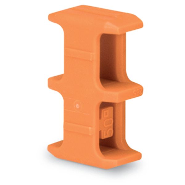 Fixing element for 50 mm² high-current terminal blocks orange image 3