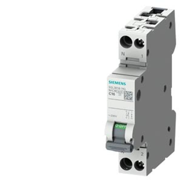 CIRCUIT BREAKER 230V 4.5KA, 1+N-POL... image 1