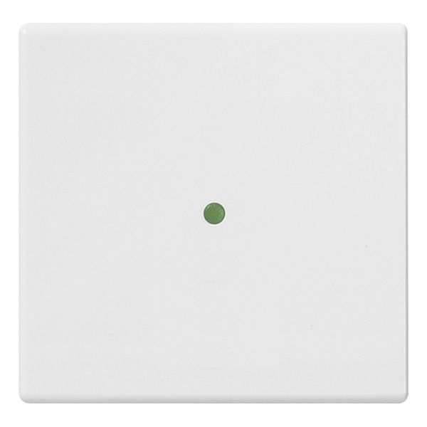 Button 2M w/o Symbol simple push white image 1