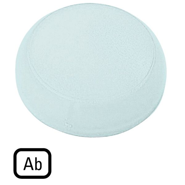 Lens, indicator light white, flush, AB image 1