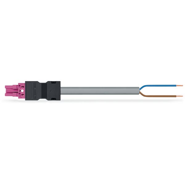 pre-assembled connecting cable B2ca Socket/open-ended pink image 3