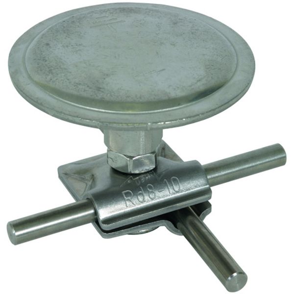 Air-termination stud for drivable flat roofs f. Rd 8-10mm StSt image 1