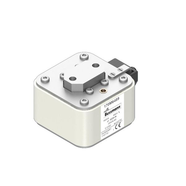 Fuse-link, high speed, 1600 A, AC 690 V, size 3, 76 x 92 x 63 mm, aR, IEC, single indicator image 9