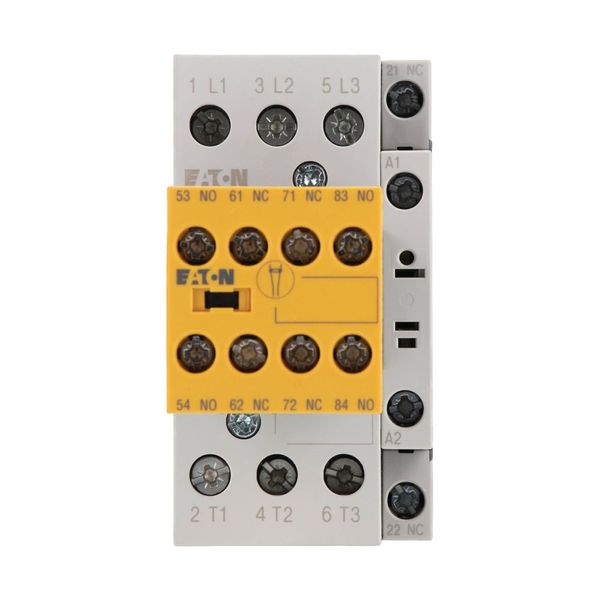 Safety contactor, 380 V 400 V: 11 kW, 2 N/O, 3 NC, 230 V 50 Hz, 240 V 60 Hz, AC operation, Screw terminals, with mirror contact. image 6