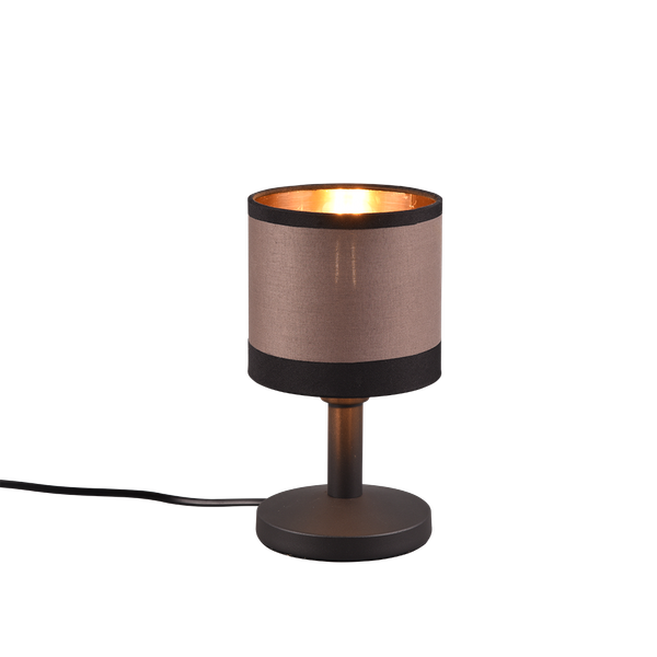 Davos table lamp E14 matt black/greige image 1