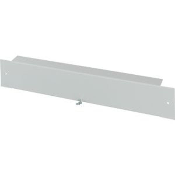 Plinth, front plate for HxW 100 x 650mm, grey image 2