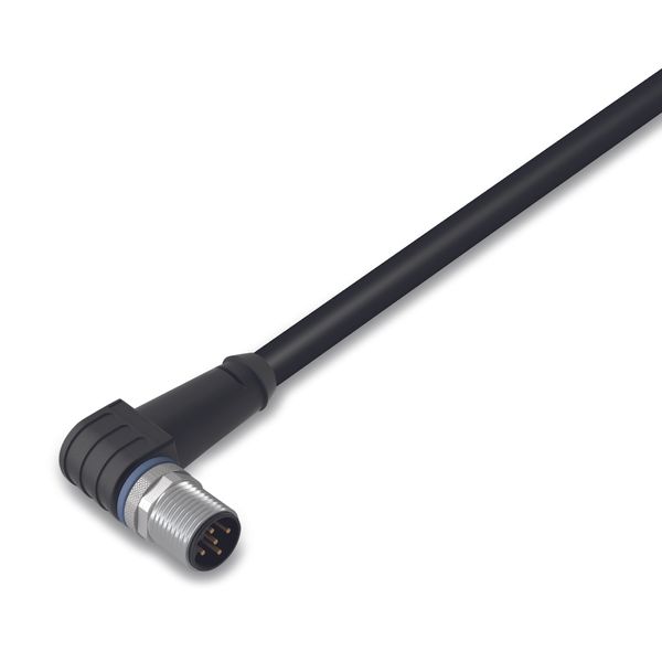 Sensor/Actuator cable M12B socket straight 4-pole image 1