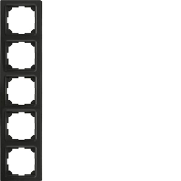 5-way universal frames in E-Design55, anthracite mat image 1