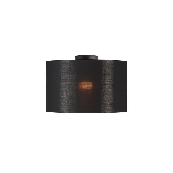 FENDA E27 ceiling light, black, without shade image 4