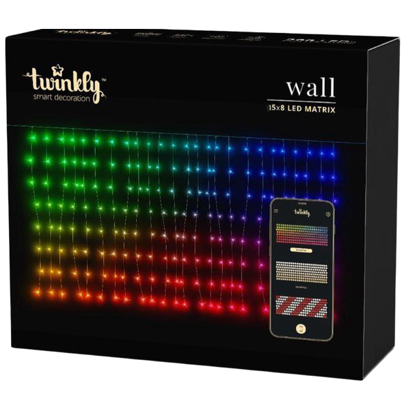 Garland Twinkly WALL LED RGB 15X8 TI-120-S image 1