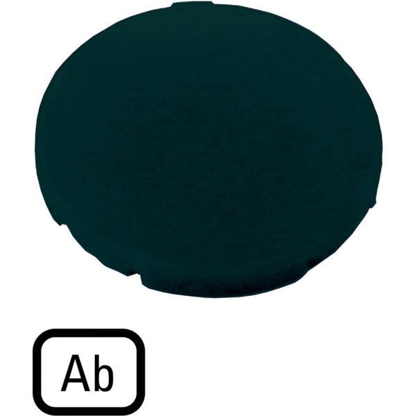Button plate, flat black, AB image 3