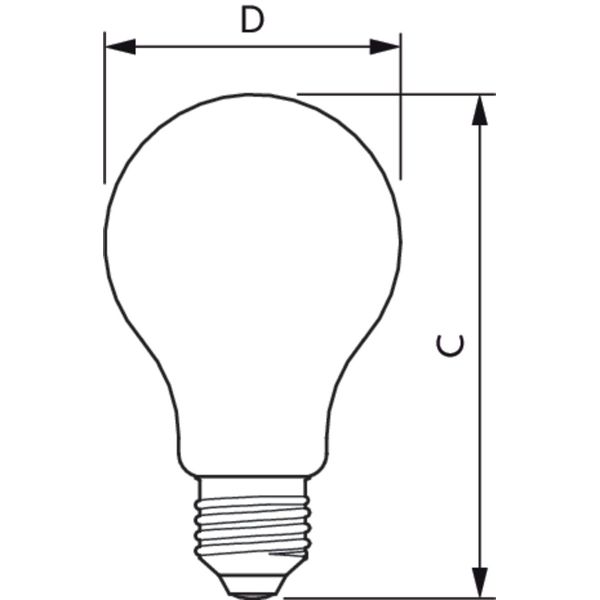 LED classic 150W A67 E27 CDL FR ND 1SRT4 image 3