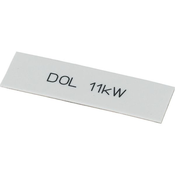 Labeling strip, DOL 7.5KW image 3