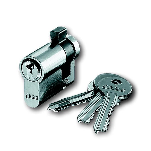 0521 PZ-GS DIN Profile Cylindrical Lock Simultaneous locking with 3 keys - solo image 1