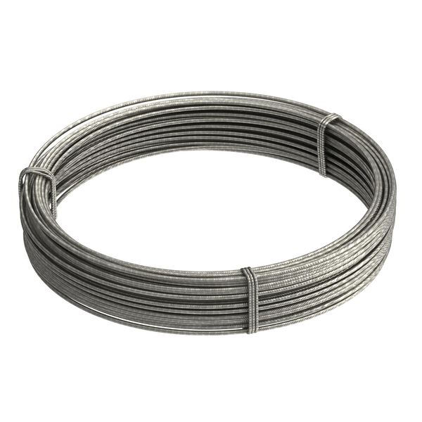957 2 A4  Steel tension rope, with hemp core, 2, Stainless steel, corrosion-resistant material 1.4401, V4A, 1.4401, without surface. modifications, additionally treated image 1