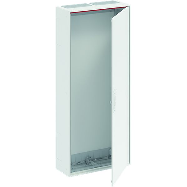 B28 ComfortLine B Wall-mounting cabinet, Surface mounted/recessed mounted/partially recessed mounted, 192 SU, Grounded (Class I), IP44, Field Width: 2, Rows: 8, 1250 mm x 550 mm x 215 mm image 1