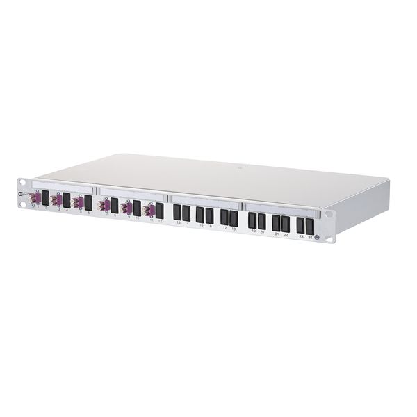 OpDAT PF patch panel splice 6xLC-Duplex OM4 image 1