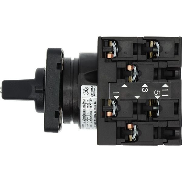 Reversing switches, T3, 32 A, flush mounting, 3 contact unit(s), Contacts: 6, 45 °, maintained, With 0 (Off) position, 2-0-1, SOND 29, Design number 2 image 3