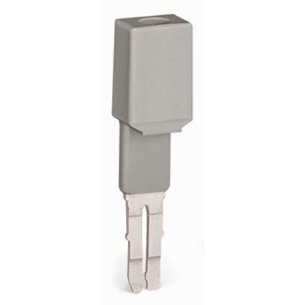 Test plug adapter 8.3 mm wide for 4 mm Ø test plugs gray image 1