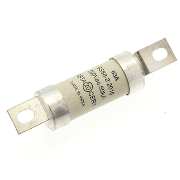 Fuse-link, LV, 63 A, AC 500 V, BS88/A3, 21 x 87 mm, gL/gG, BS image 3