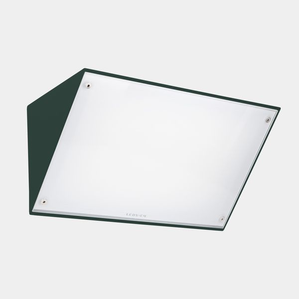 Wall fixture IP65 Curie Big LED 25.1W SW 2700-3200-4000K ON-OFF Fir green 2941lm image 1