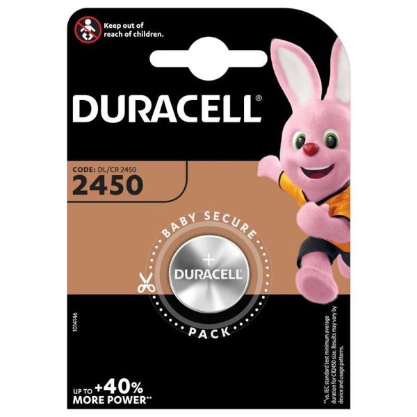 DURACELL Lithium CR2450 BL1 image 1