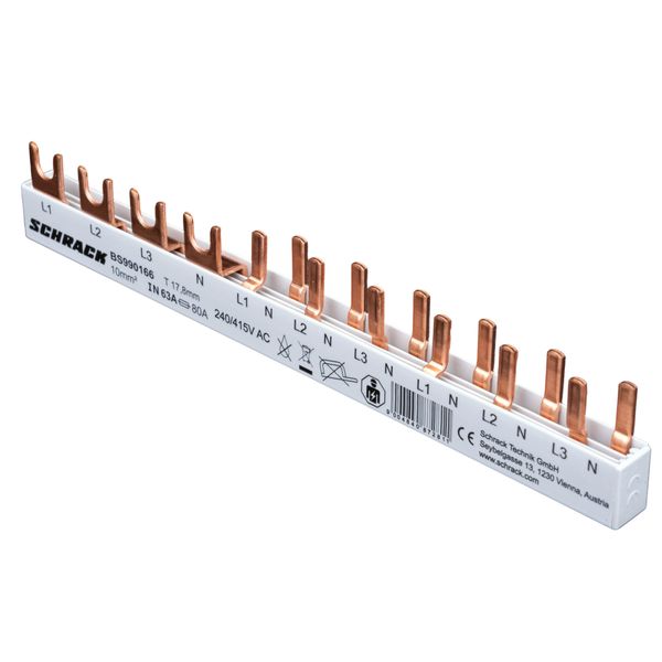 Busbar 4-pole, 1xRCCB 4-pole, 6 MCB 1+N/1 MW, 10MW image 6