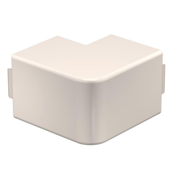 WDK HA60060CW  Outer corner cover, for WDK channel, 60x60mm, creamy white Polyvinyl chloride image 1