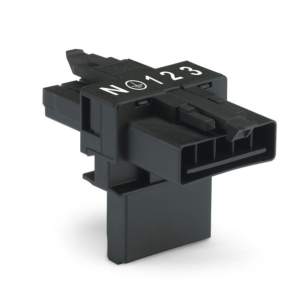 T-distribution connector 5-pole Cod. A black image 1