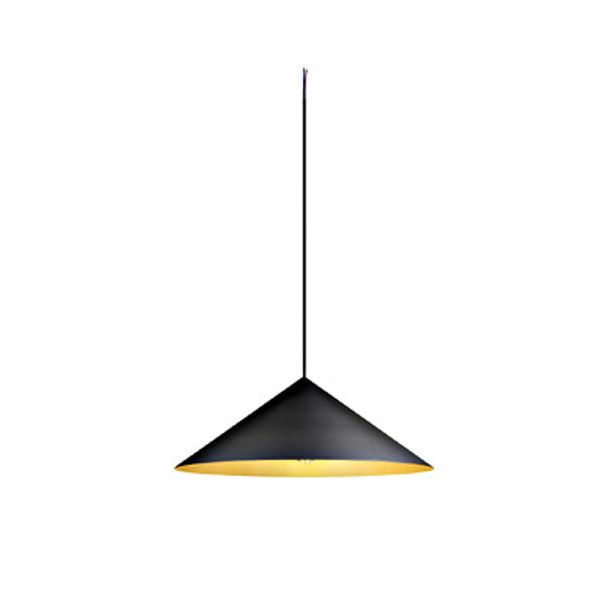 MAGICO 55 pendant lamp E27  1x max. 10W matt black / gold image 1