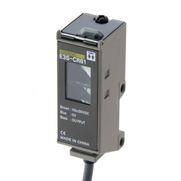Photoelectric sensor, retroreflective, 3 m, DC, 3-wire, NPN/PNP, verti image 3