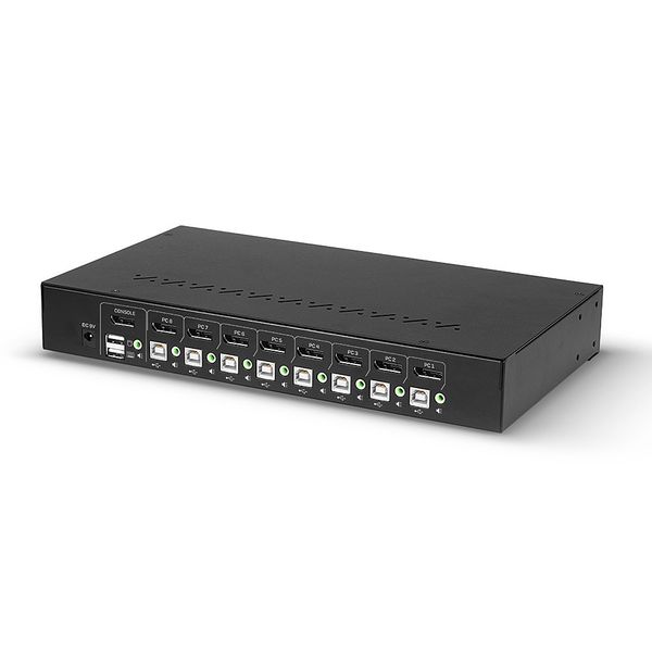 8 Port DisplayPort 1.2, USB 2.0 & Audio KVM Switch Switches between up to 8 PCs from one display, keyboard and mouse image 2