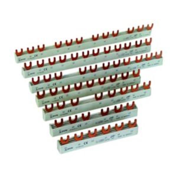 Phase busbar, 4ph, 16qmm, fork connector, 24SU image 3