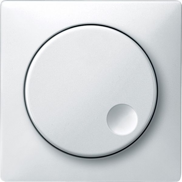 Central plate with rotary knob, polar white, Artec/Trancent/Antique image 1