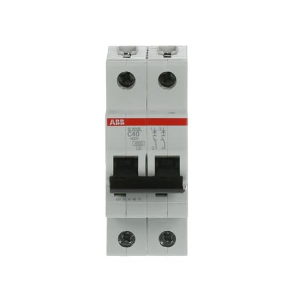 S202L-C40 Miniature Circuit Breaker - 2P - C - 40 A image 1