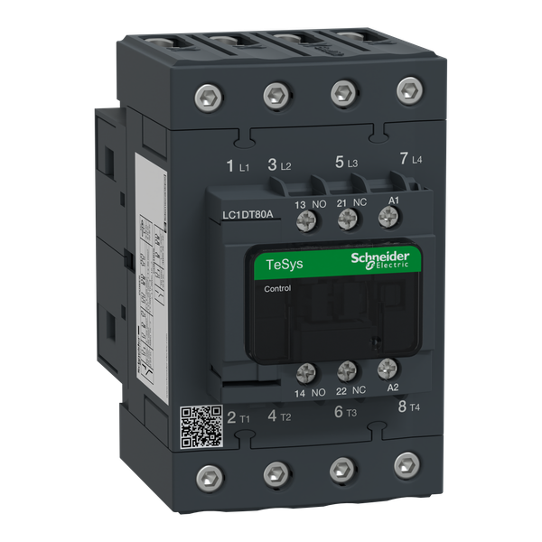 TeSys Deca contactor - 4P(4 NO) - AC-1 - = 440 V 80 A - 48 V AC 50/60 Hz coil image 6